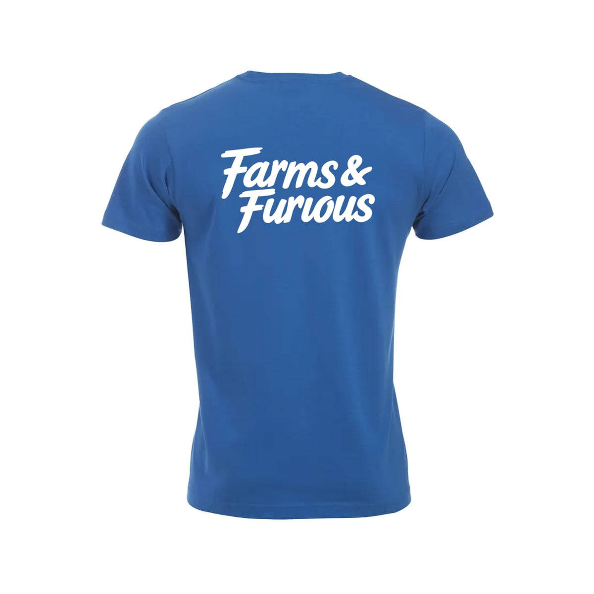 Farms & Furious T-skjorte – Blå – bak