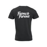 Farms & Furious T-skjorte – Sort – bak