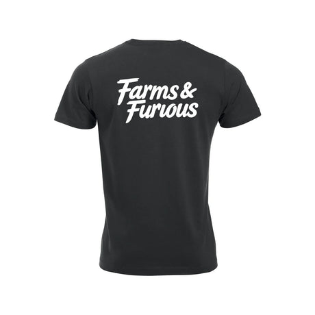 Farms & Furious T-skjorte – Sort – bak