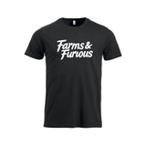 Farms & Furious T-skjorte – Sort – foran