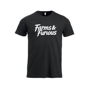 Farms & Furious T-skjorte – Sort – foran