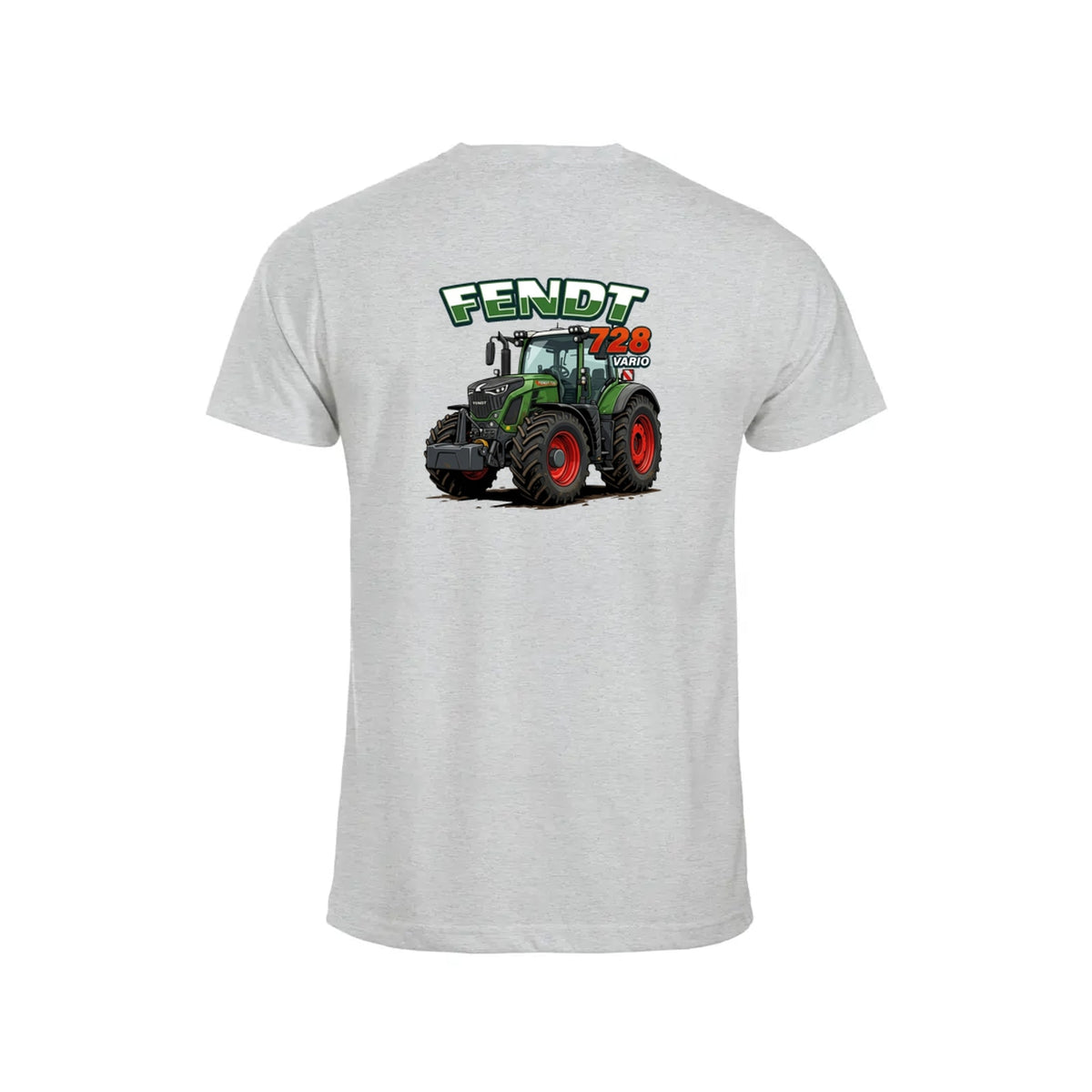 Fendt 728 Vario T-skjorte – Aske – bak
