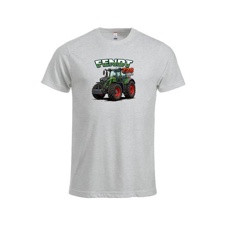 Fendt 728 Vario T-skjorte – Aske – foran