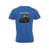 Fendt 728 Vario T-skjorte – Blå – bak