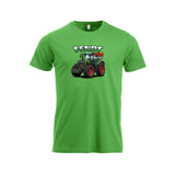 Fendt 728 Vario T-skjorte – Grønn – foran