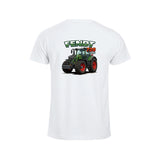 Fendt 728 Vario T-skjorte – Hvit – bak