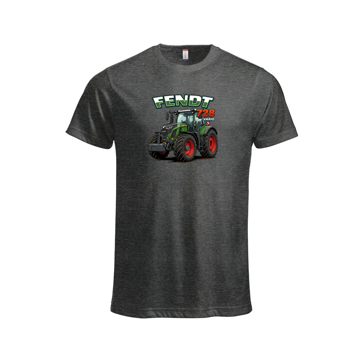 Fendt 728 Vario T-skjorte – Koks – foran