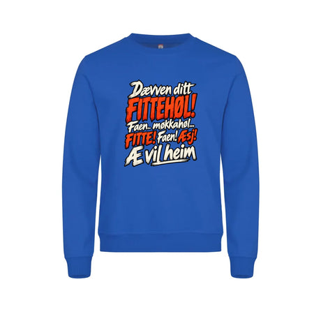 Æ VIL HEIM!! Genser – Blå – foran