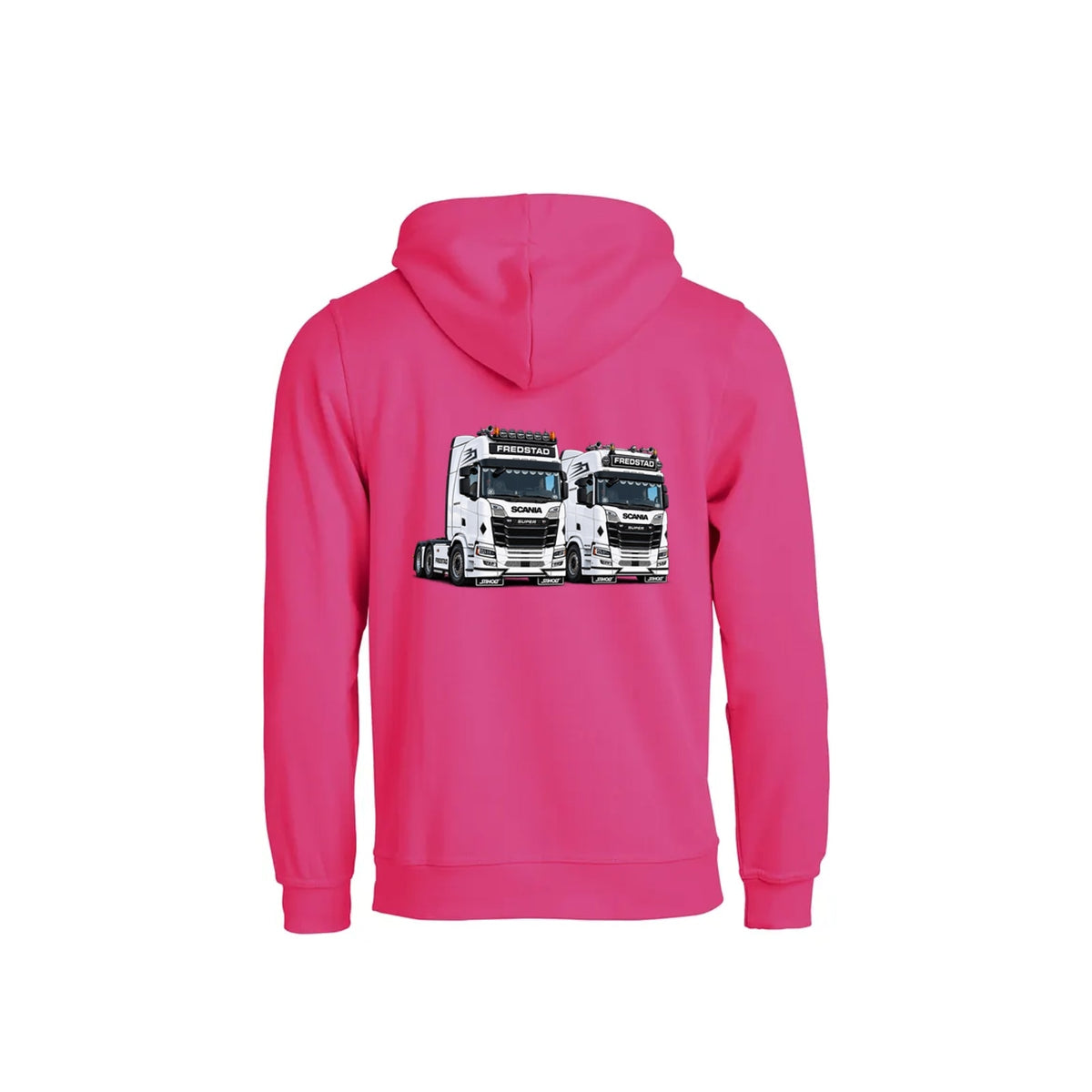 Fredstad Duo Hettegenser – Rosa – bak