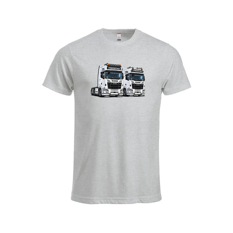 Fredstad Duo T-skjorte – Aske – foran