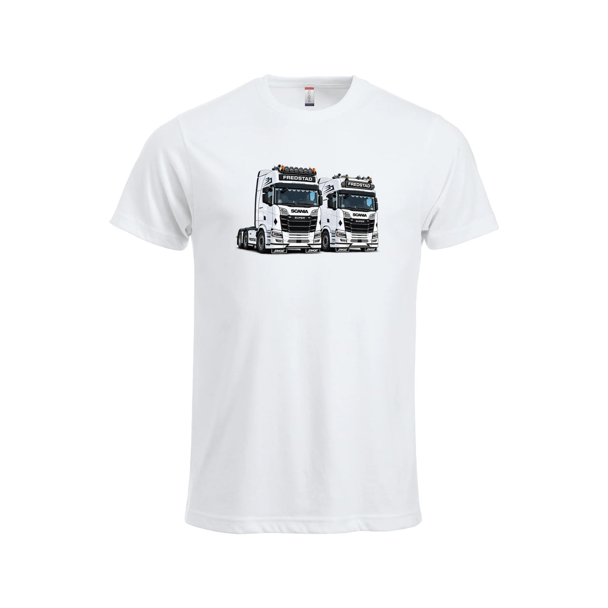 Fredstad Duo T-skjorte – Hvit – foran