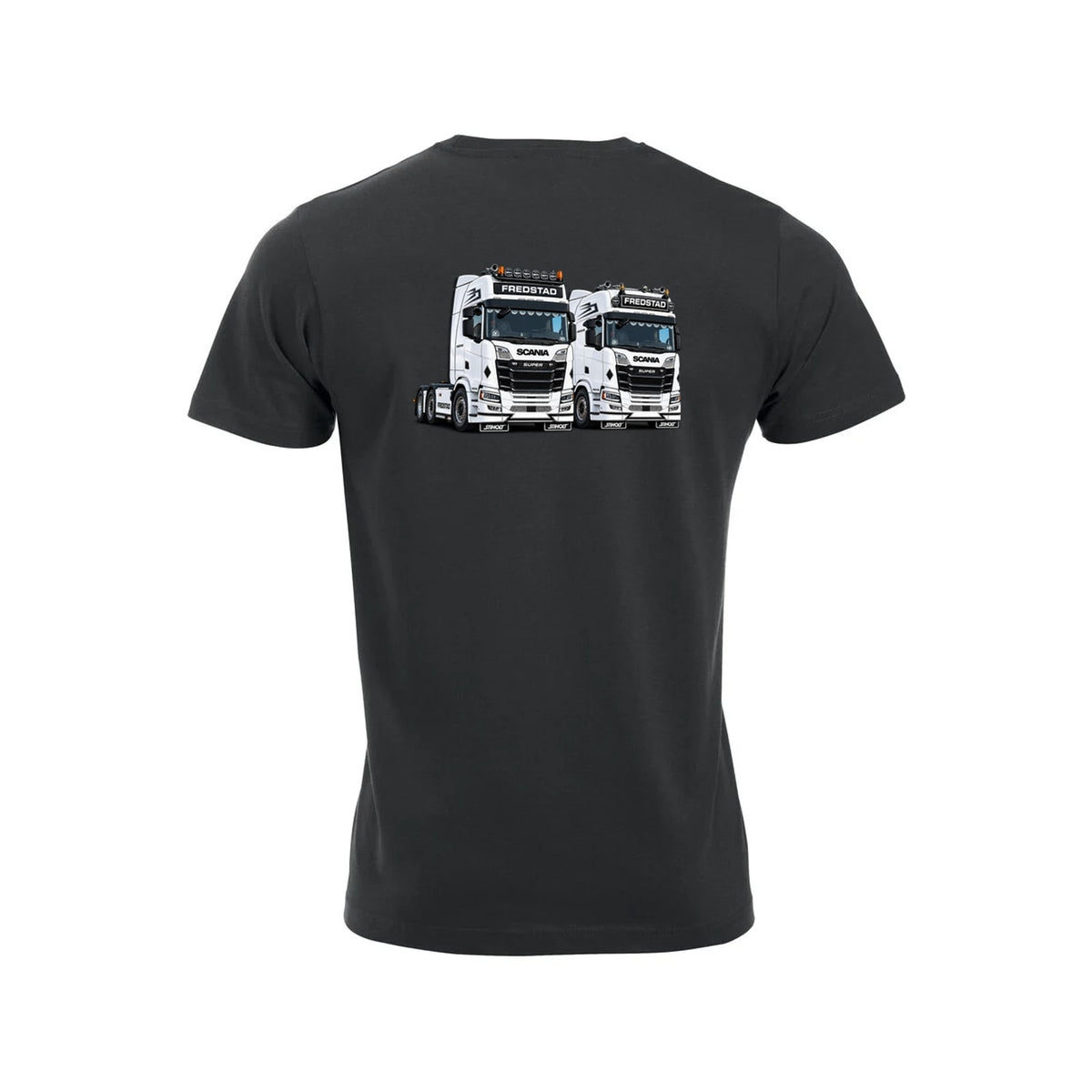 Fredstad Duo T-skjorte – Sort – bak