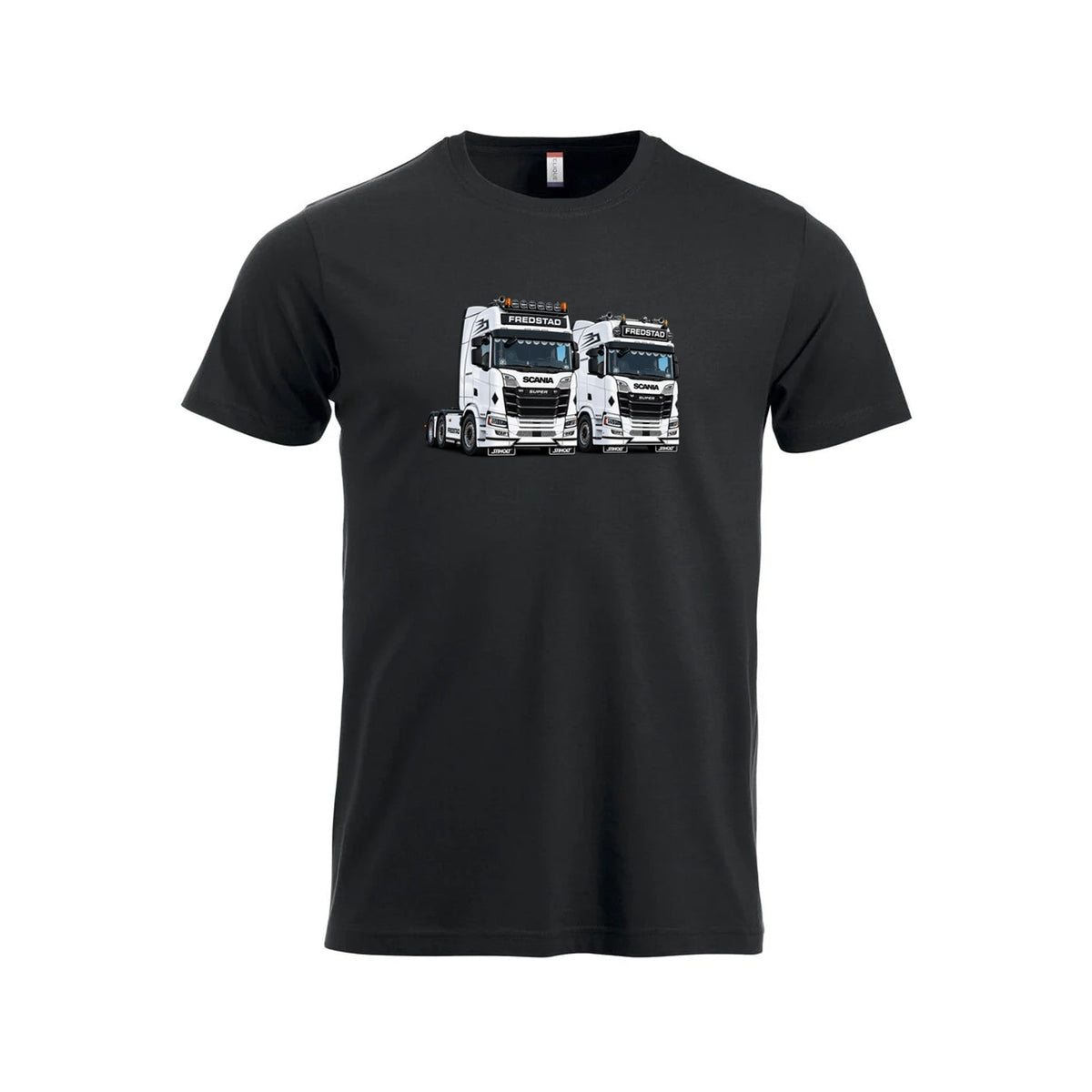 Fredstad Duo T-skjorte – Sort – foran