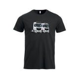 Fredstad Duo T-skjorte – Sort – foran