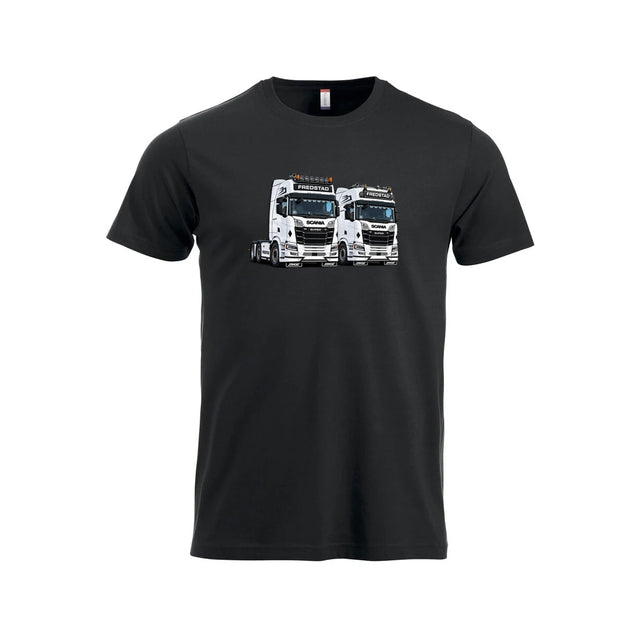 Fredstad Duo T-skjorte – Sort – foran
