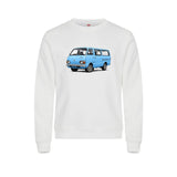 Hiace BabyBlue Genser – Hvit – foran