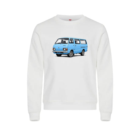 Hiace BabyBlue Genser – Hvit – foran