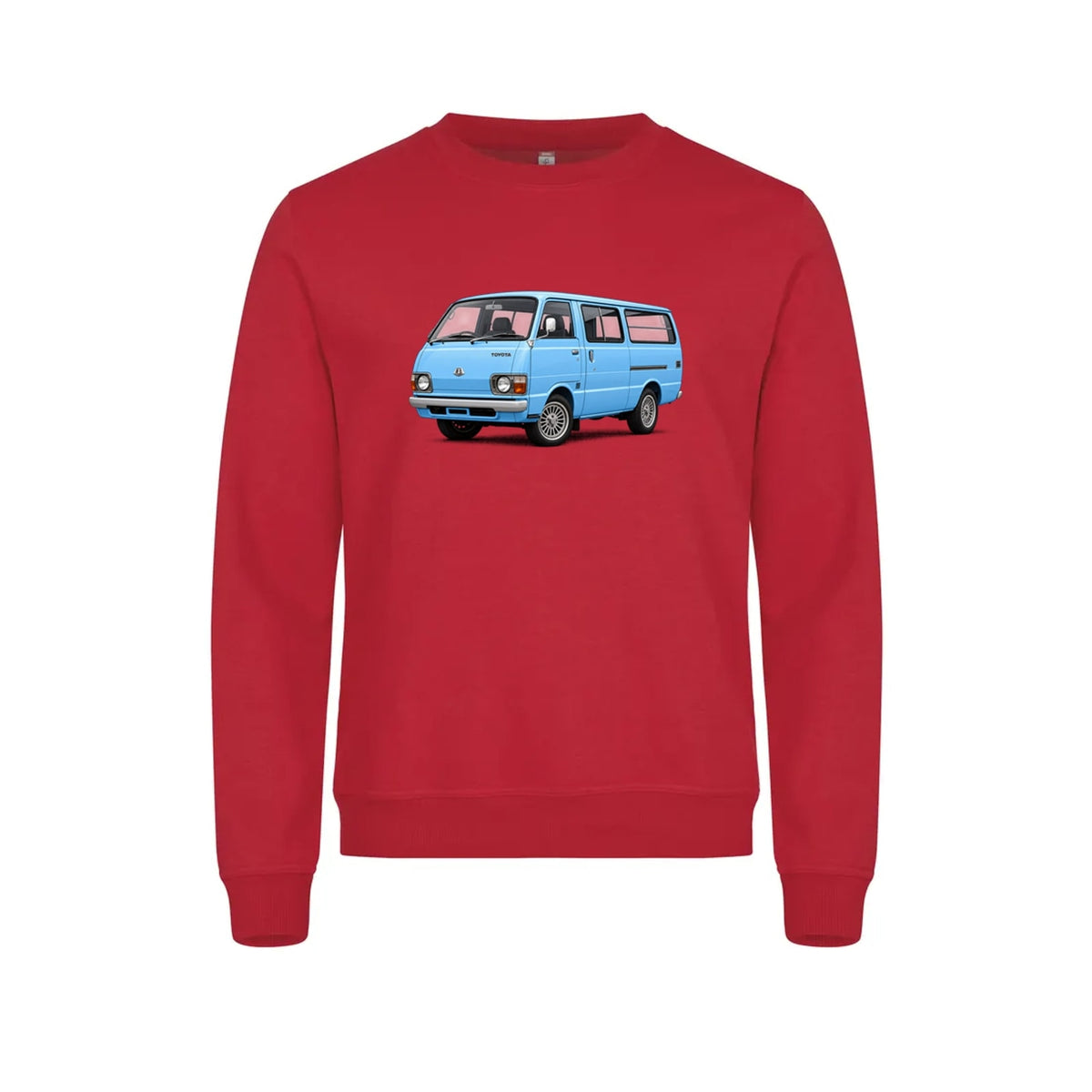 Hiace BabyBlue Genser – Rød – foran