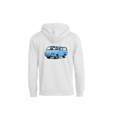 Hiace BabyBlue Hettegenser – Hvit – bak