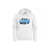 Hiace BabyBlue Hettegenser – Hvit – foran