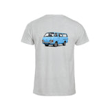 Hiace BabyBlue T-skjorte – Aske – bak