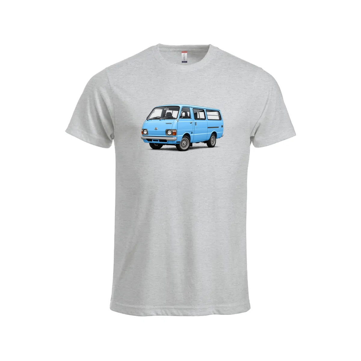 Hiace BabyBlue T-skjorte – Aske – foran