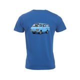 Hiace BabyBlue T-skjorte – Blå – bak