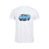 Hiace BabyBlue T-skjorte – Hvit – bak