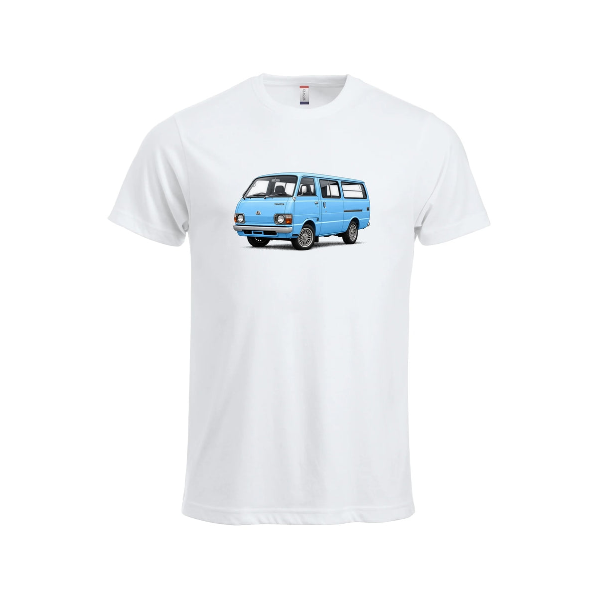 Hiace BabyBlue T-skjorte – Hvit – foran