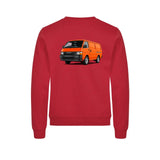 Hiace Orange Genser – Rød – bak