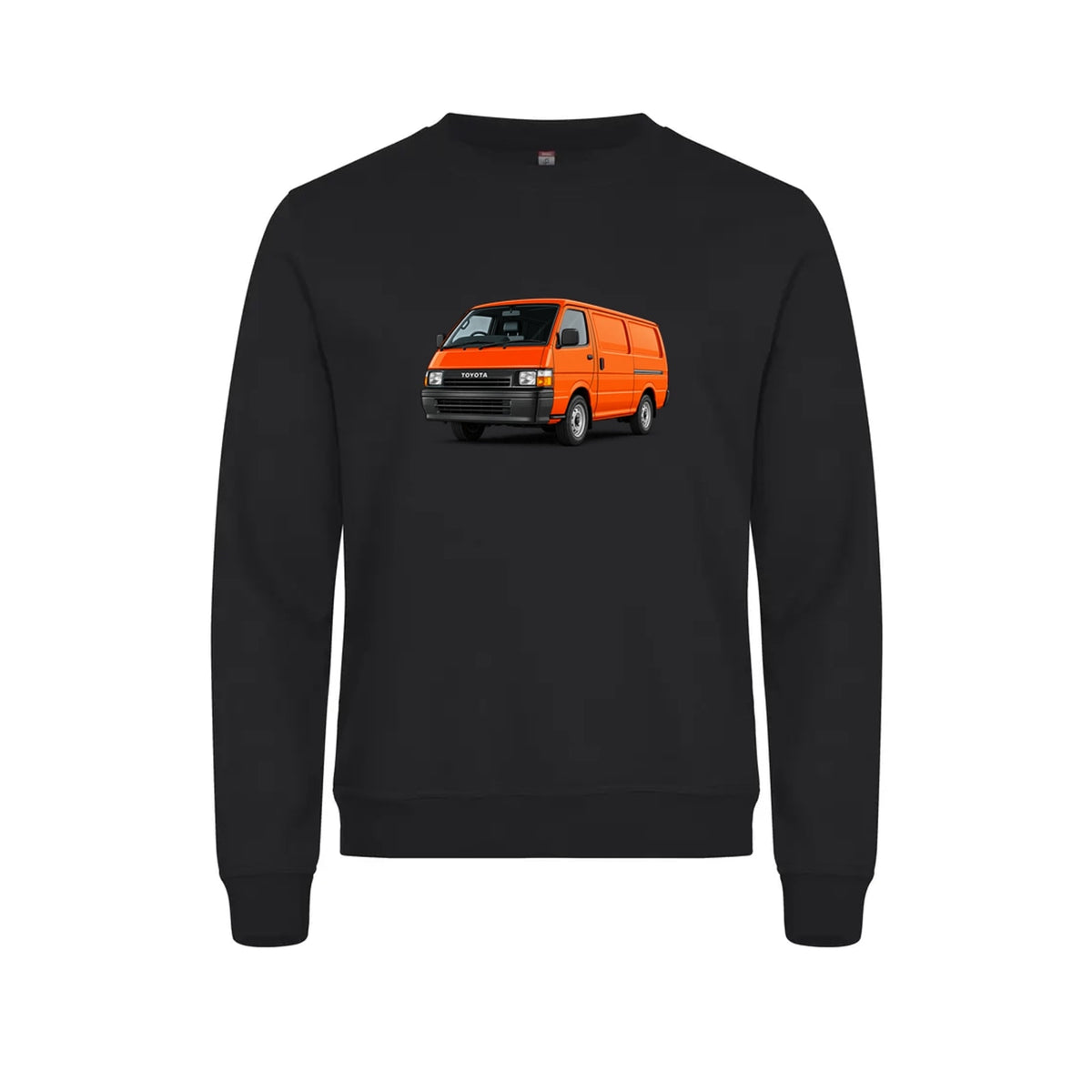Hiace Orange Genser – Sort – foran