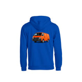Hiace Orange Hettegenser – Blå – bak