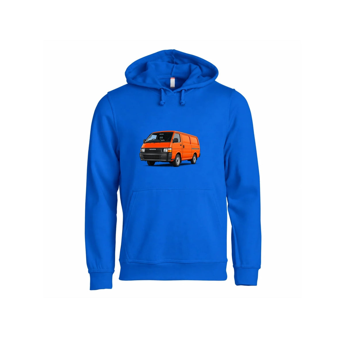 Hiace Orange Hettegenser – Blå – foran
