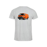Hiace Orange T-skjorte – Aske – bak
