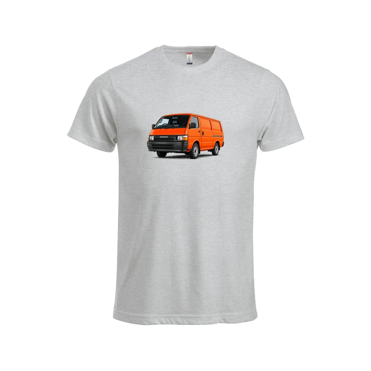 Hiace Orange T-skjorte – Aske – foran