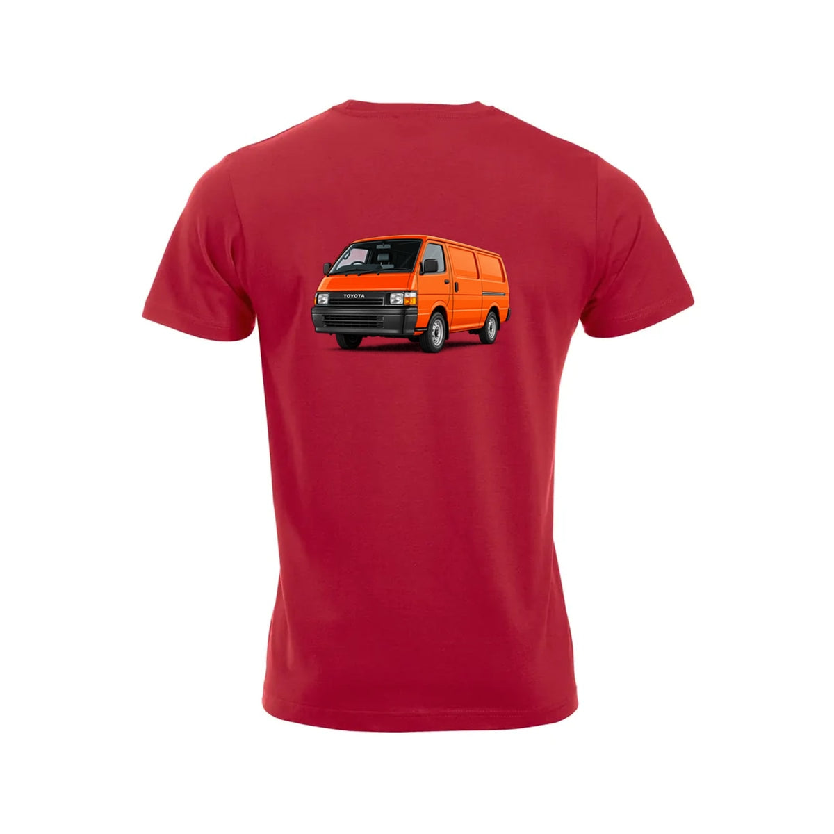 Hiace Orange T-skjorte – Rød – bak