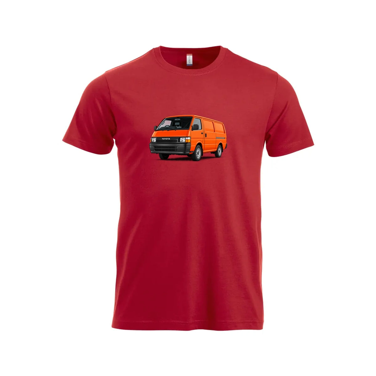 Hiace Orange T-skjorte – Rød – foran