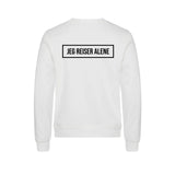 Jeg reiser alene Genser – Hvit – bak