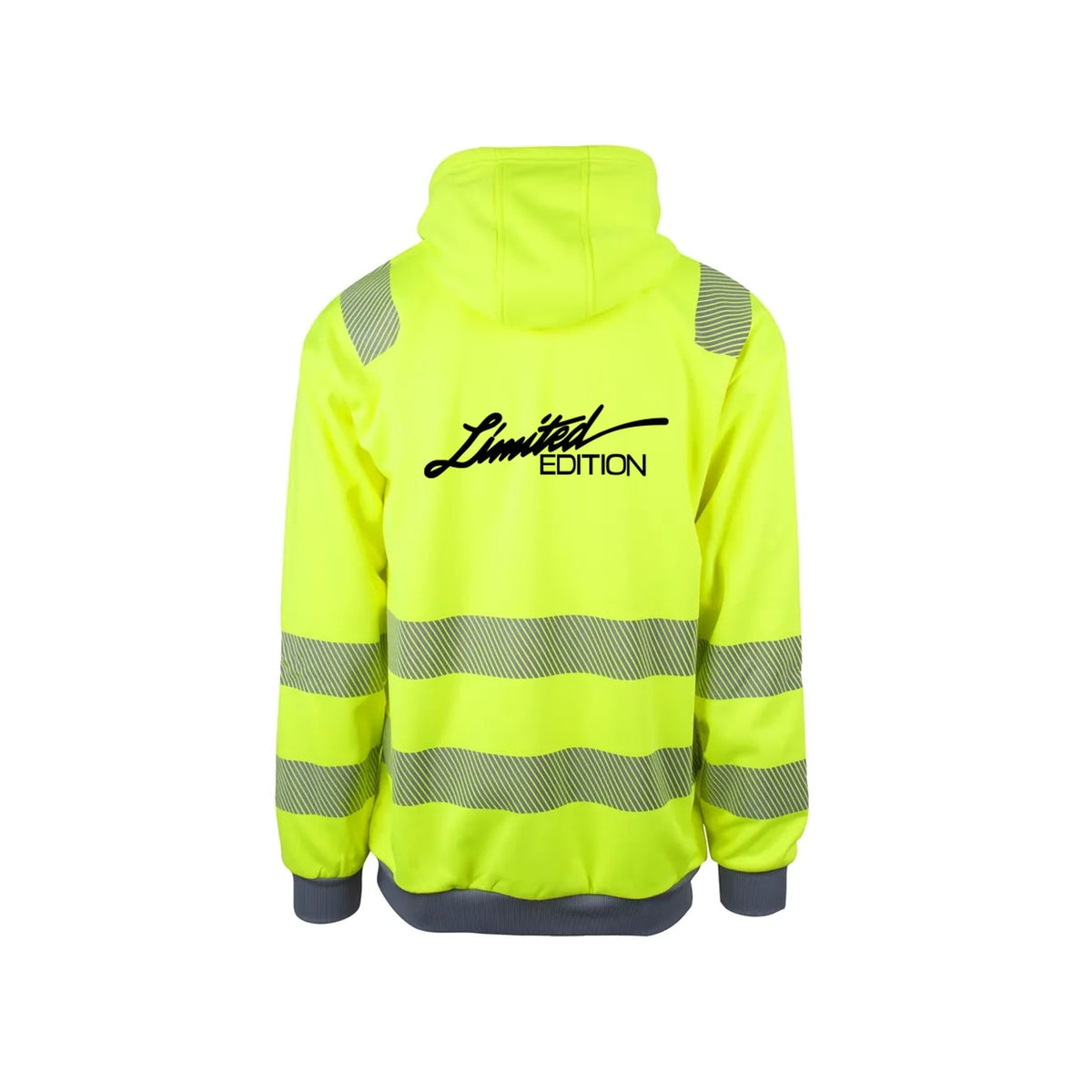 Limited Edition Reflekshoodie – Safety Gul – bak