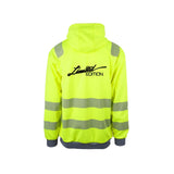 Limited Edition Reflekshoodie – Safety Gul – bak
