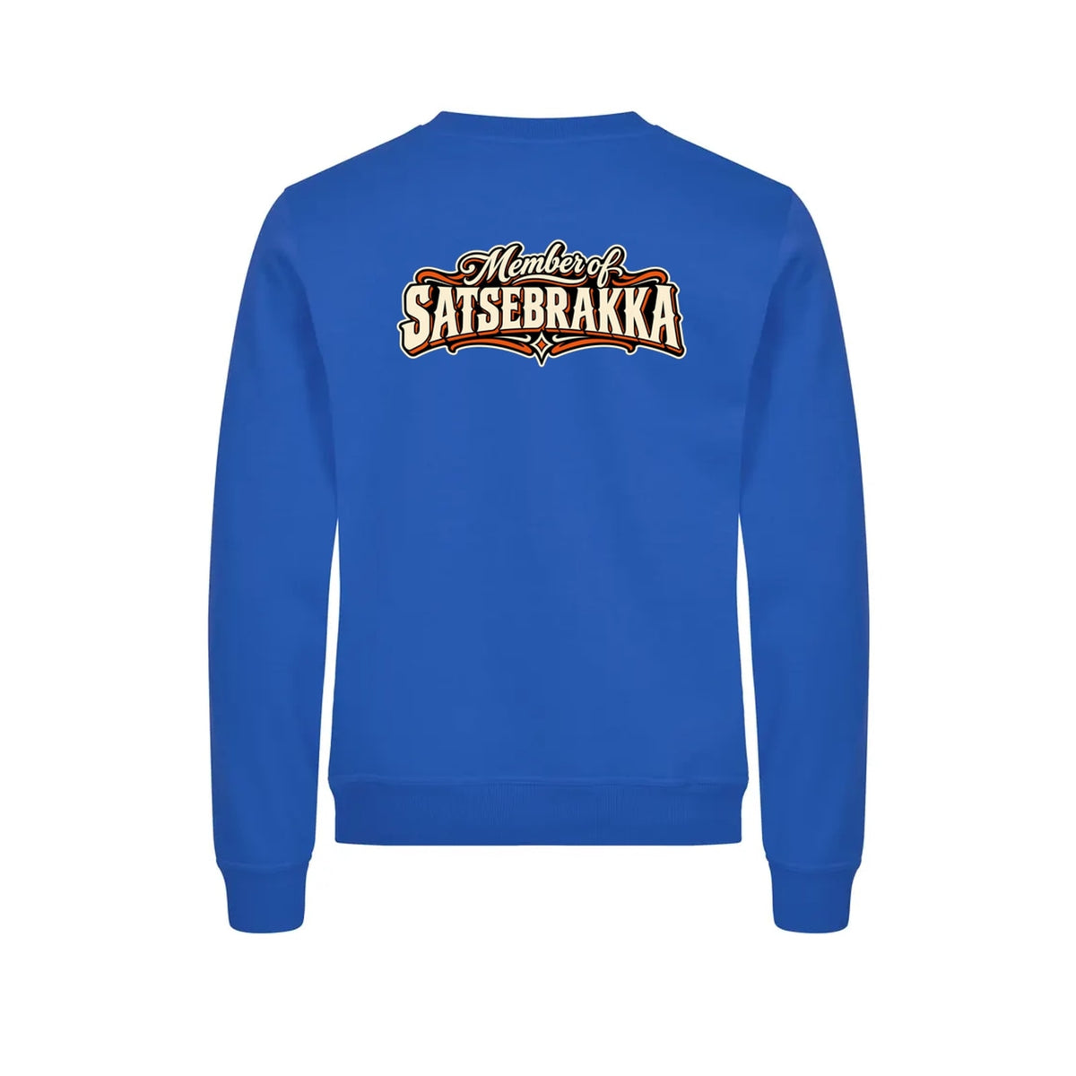 Satsebrakka Genser – Blå – bak