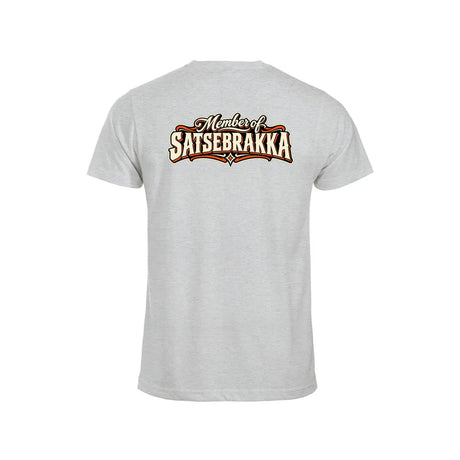Satsebrakka T-skjorte – Aske – bak