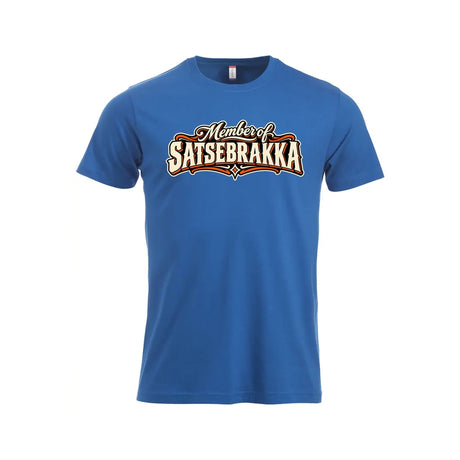 Satsebrakka T-skjorte – Blå – foran