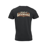 Satsebrakka T-skjorte – Sort – bak
