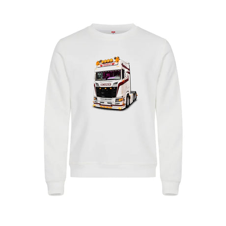 Stenhaug White Genser – Hvit – foran