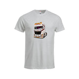 Stenhaug White T-skjorte – Aske – foran