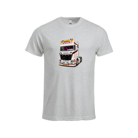Stenhaug White T-skjorte – Aske – foran