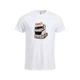 Stenhaug White T-skjorte – Hvit – foran