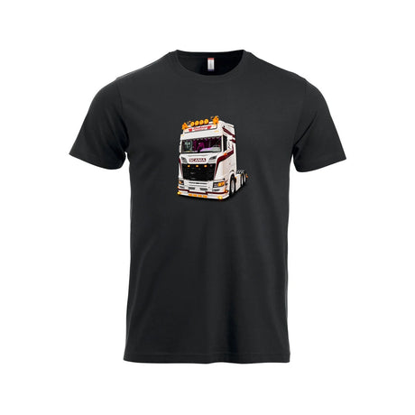 Stenhaug White T-skjorte – Sort – foran