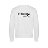 Titslinje Genser – Hvit – bak